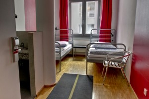 Tvåbäddars med dusch - Heart of Gold Hostel Berlin